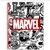 MARVEL (BLANCO Y NEGRO) CUADERNO ANILLADO GRANDE TAPA BLANDA MOOVING