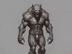 [Pré-venda] Brutal Realm Primal Warrior Wolf Figura de ação em escala 1/12 na internet