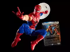 [Pré-venda] O Espetacular Homem-Aranha Marvel Legends com carta exclusiva de Magic: The Gathering na internet