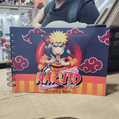 Livro de Colorir Naruto - Capa Cartão na internet