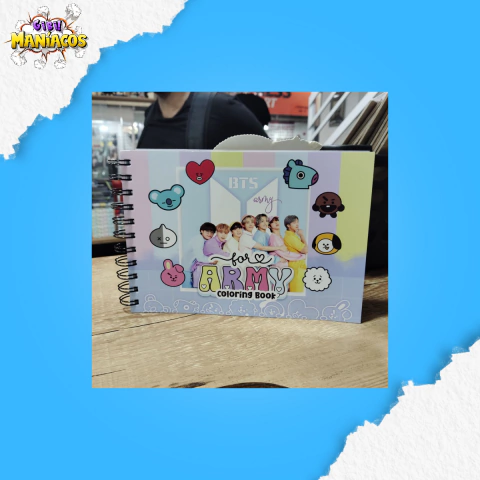 Livro de Colorir BTS Army #001 - Capa Cartão - comprar online
