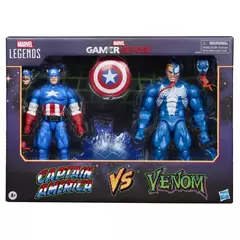[Pré-venda] Two Pack Marvel Legends Gamerverse Capitão América vs. Venom - comprar online