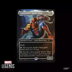 Imagem do [Pré-venda] O Espetacular Homem-Aranha Marvel Legends com carta exclusiva de Magic: The Gathering