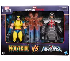 [Pré-venda] Two Pack Marvel Legends Gamerverse Wolverine vs. Samurai Prateado na internet
