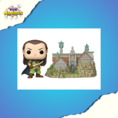 [Pré-venda] Pop! Town: The Lord of the Rings - Elrond with Rivendell - Funko