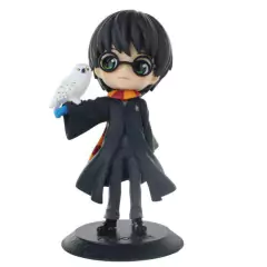 Harry Potter, Harry Potter Com Edwiges - Q Posket - Banpresto - Gibi Maniacos