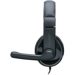 Fone De Ouvido Headset Pro P2 - Cancelamento De Ruido - Pot. 30mw C/ Adapt. P3 Preto - Multilaser - loja online