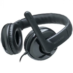 Fone De Ouvido Headset Pro P2 - Cancelamento De Ruido - Pot. 30mw C/ Adapt. P3 Preto - Multilaser - Gibi Maniacos