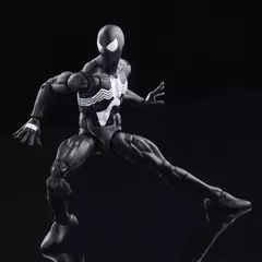 Figura de ação do Homem-Aranha Marvel Legends Retro Collection Symbiote Spider-Man - Gibi Maniacos