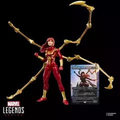 [Pré-venda] Mary Jane Watson (Aranha de Ferro) Marvel Legends com carta exclusiva de Magic: The Gathering na internet