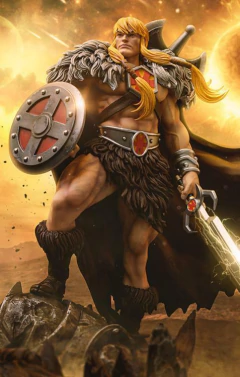 Estátua Exclusiva de Edição Limitada(Numerada) do Rei Grayskull, Masters of the Universe, Art Scale 1/10 - loja online