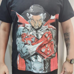 [Drop] T-shirt Dri-fit Art Spawn - Homenagem Chadwick Boseman - Gibi Maniacos