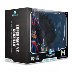 [Pré-venda] Two Pack Liga da Justiça vs. Godzilla vs. Kong DC Multiverse Superman vs. Godzilla na internet