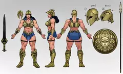 [Pré-venda] Figura de ação Brutal Realm Athena, a Deusa Guerreira, escala 1/12 - Gibi Maniacos