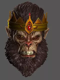 [Pré-venda] Brutal Realm Primal Warrior Monkey Figura de ação em escala 1/12 na internet