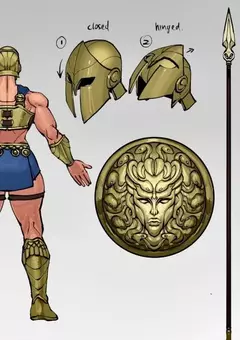 [Pré-venda] Figura de ação Brutal Realm Athena, a Deusa Guerreira, escala 1/12