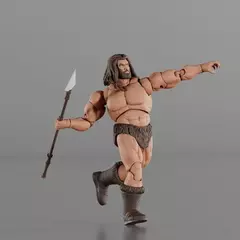 [Pré-venda] Brutal Realm Krieger (Guerreiro Bárbaro Germânico) Figura de Ação Escala 1/12 - Gibi Maniacos
