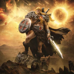 Estátua Exclusiva de Edição Limitada(Numerada) do Rei Grayskull, Masters of the Universe, Art Scale 1/10 - comprar online