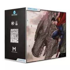 [Pré-venda] Two Pack Liga da Justiça vs. Godzilla vs. Kong DC Multiverse Superman vs. Godzilla - Gibi Maniacos