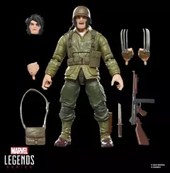 [Pré-venda] Wolverine (WWII Logan) Marvel Legends X-men (Executioner BAF) - Gibi Maniacos