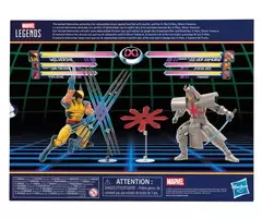 [Pré-venda] Two Pack Marvel Legends Gamerverse Wolverine vs. Samurai Prateado - Gibi Maniacos