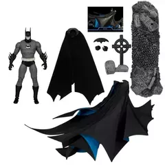 Imagem do [Pré-venda] Batman, Batman: Year Two - Gold Label - DC Multiverse - Exclusive Limited Black & White Accent Edition - McFarlane