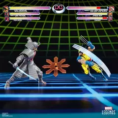 Imagem do [Pré-venda] Two Pack Marvel Legends Gamerverse Wolverine vs. Samurai Prateado