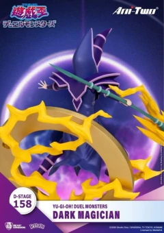 [Pré-venda] Estátua de Yu-Gi-Oh! Duel Monsters D-Stage DS-158 Dark Magician Edição Limitada