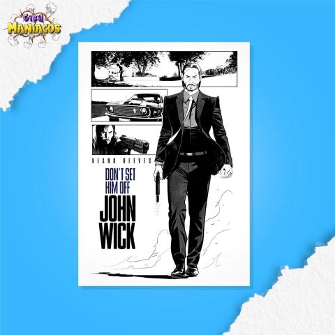 Placa Decorativa - John Wick #001 - comprar online