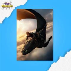 Placa Decorativa - Como treinar o seu Dragão #002 - comprar online