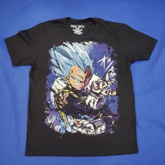 T-shirt Vegeta Blue Dragon Ball - Muki Geek - comprar online