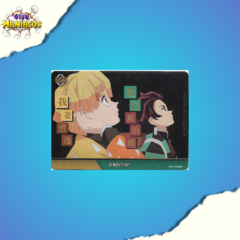 Card Demon Slayer SSR - Zenitsu Agatsuma e Tanjirō Kamado - KNY1-SSR26