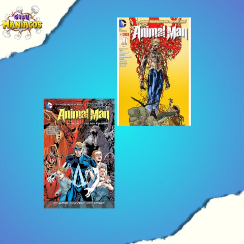 Animal Man The new 52 VOL. 1 E 3 (Importada) [Importado - Inglês]