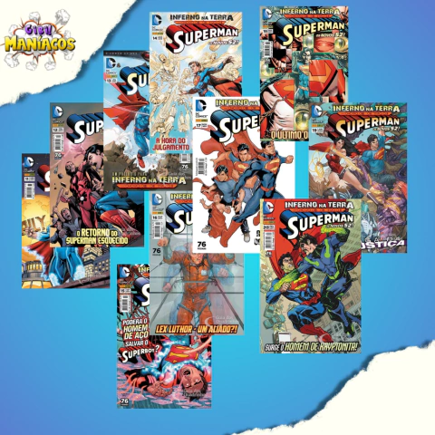 Superman Os novos 52 Vol. 11 ao 20 (Pack)
