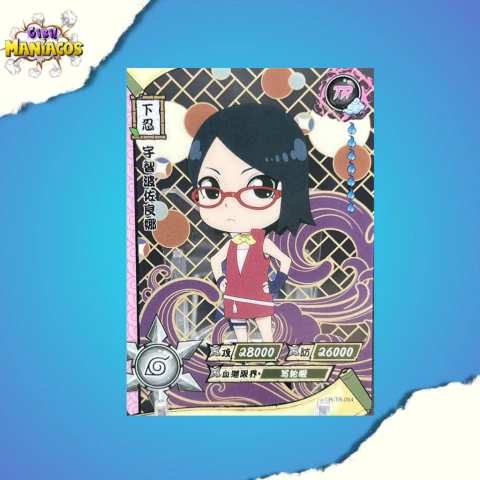 Card Kayou Naruto Sarada Uchiha NR-TR-054 - comprar online