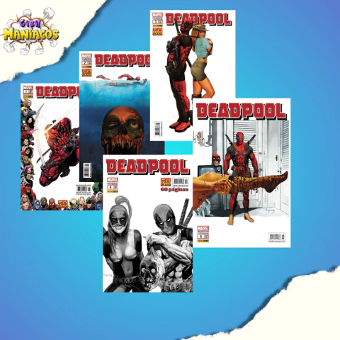 Deadpool 1ª Série Vol. 01 ao 5 (pack , vol.01 variante)