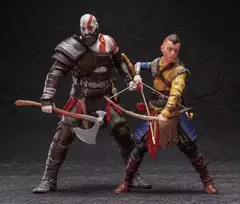 [Pré-venda] Pack/ Individual Kratos & Atreus, God of War - Spin Master - Gibi Maniacos