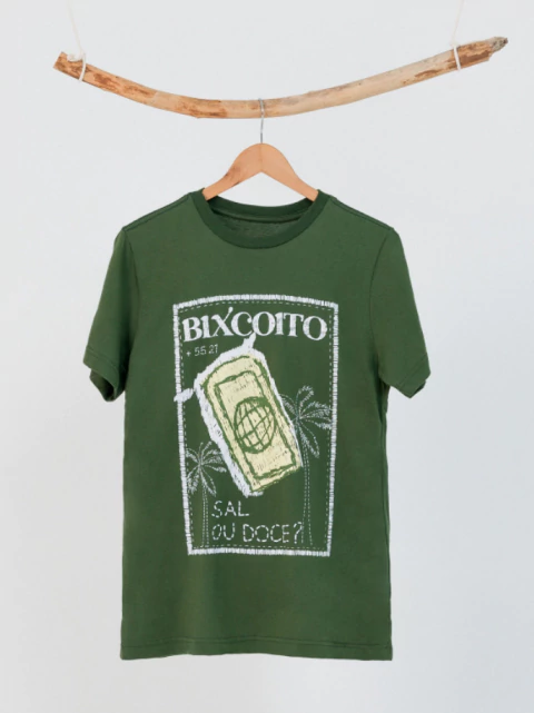 Camiseta Bixcoito Verde