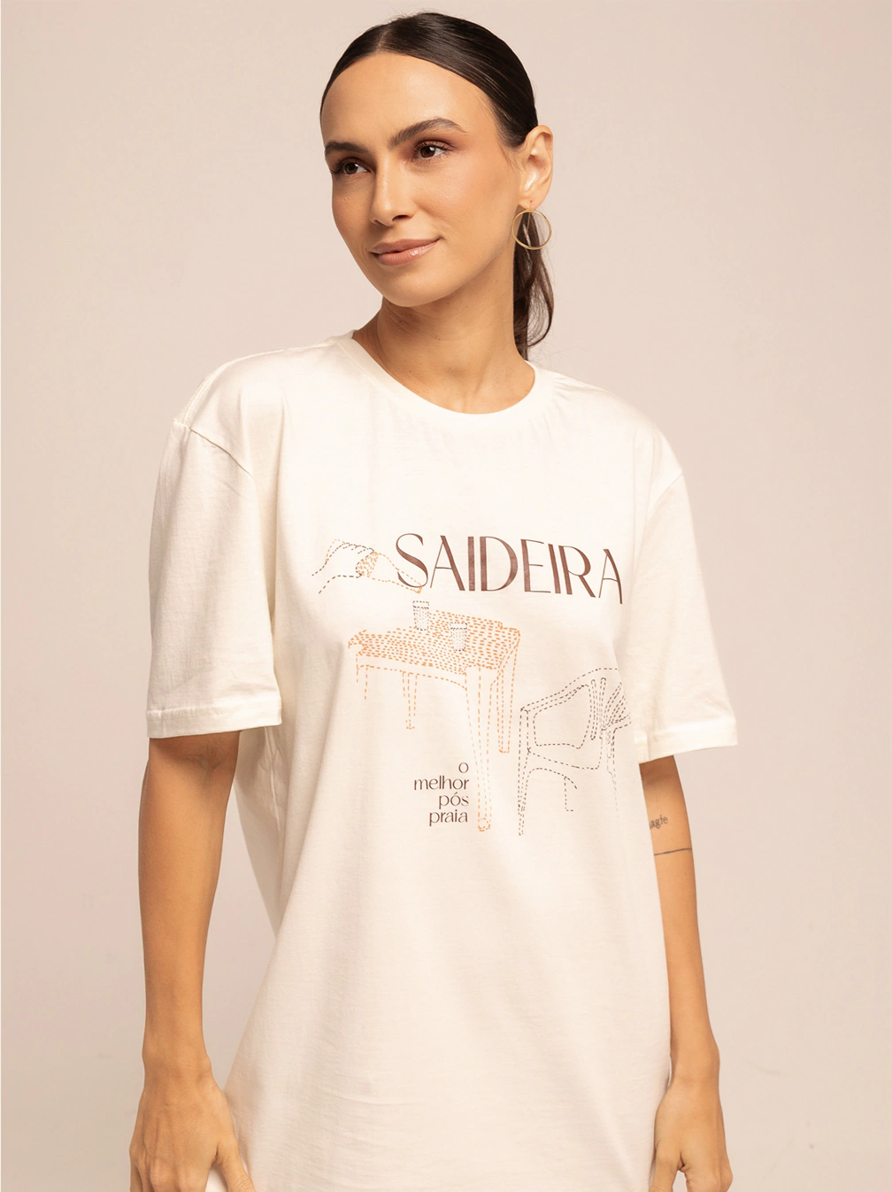 Camiseta Saideira Off White