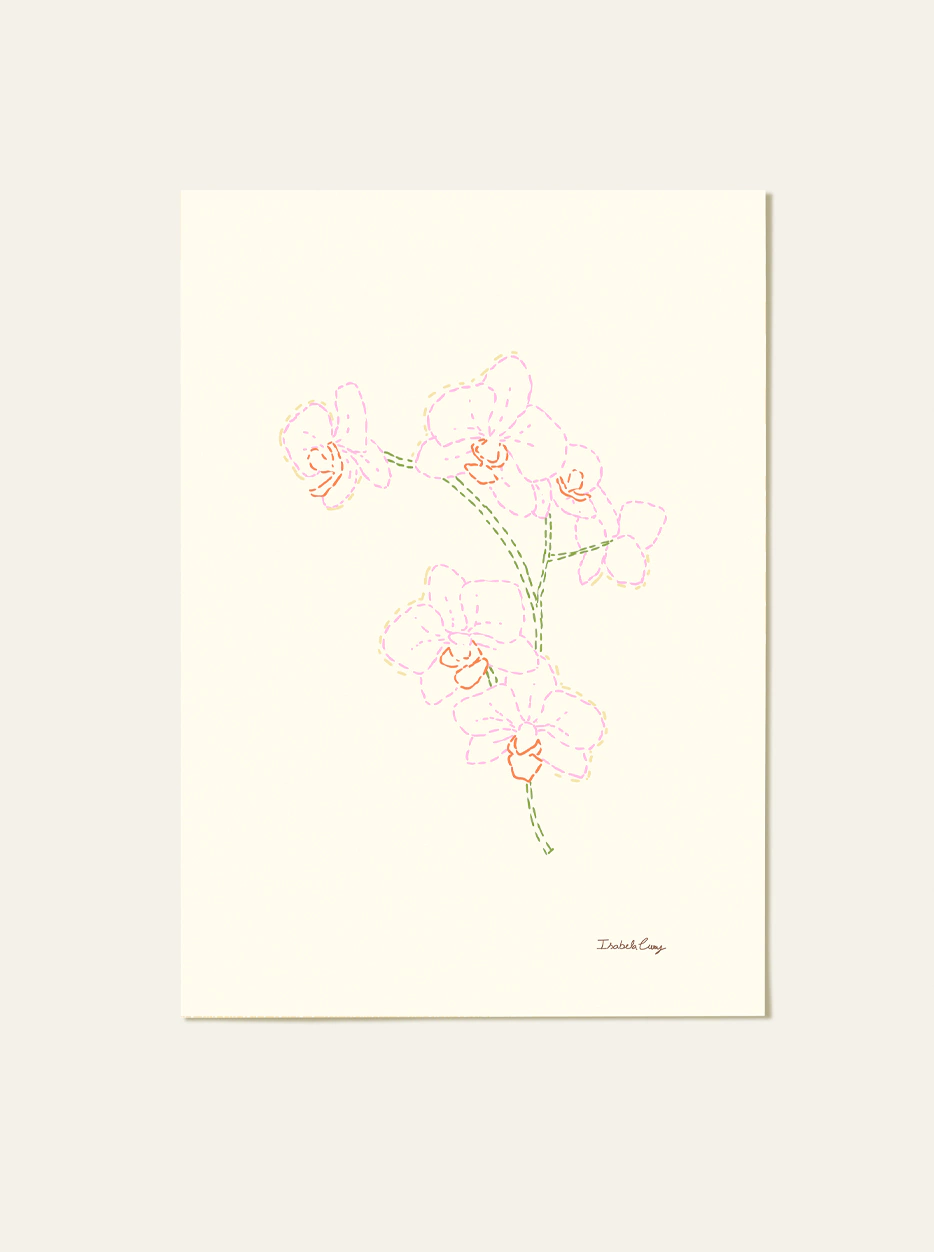 Print Orquídea