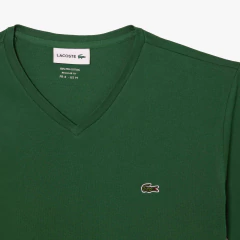 T-SHIRT BASICA CUELLO V JERSEY (TH6710132) - Lacoste Comodoro