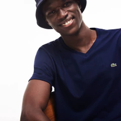 T-SHIRT BASICA CUELLO V JERSEY (TH6710166) - tienda online