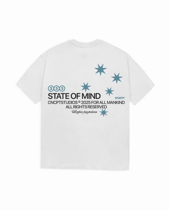 Remera State Of Mind - Blanca thumbnail 2
