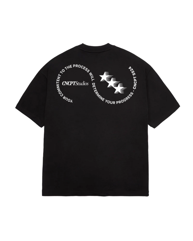 Remera Cncpt Stars - Negra thumbnail 2