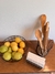 Contenedor | Porta utensilios hierro y madera - comprar online