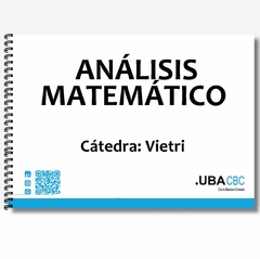 Análisis Matemático- Cátedra: Vietri
