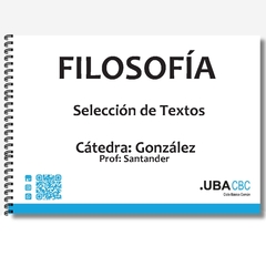 Filosofía- Cátedra: González - Prof.: M. Santander - Comisión 24216