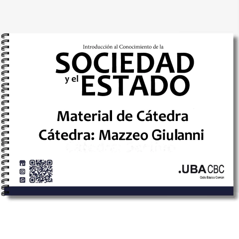 Introducción Al Conociendo De La Sociedad y el Estado (24) - Libro - Cátedra: Mazzeo Giulanni -