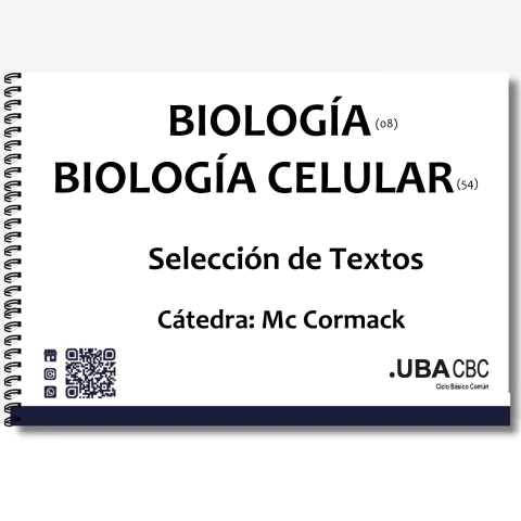 Biología (08) Biología celular (54)- Cátedra: Mac Cormack