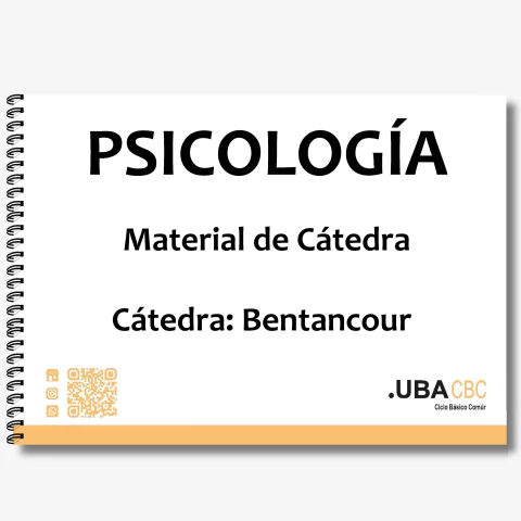Psicología- Cátedra: Bentancour